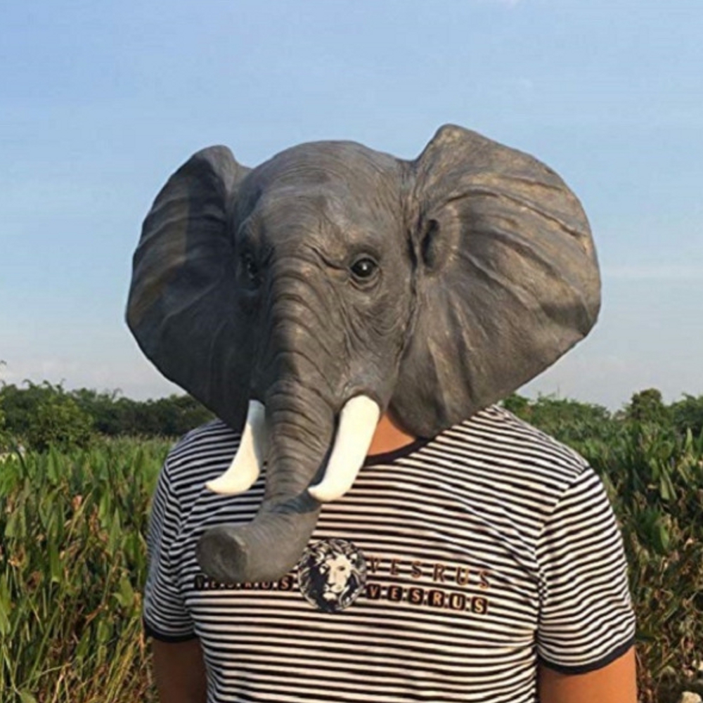 картинка Латексная маска слона от магазина Одежда+