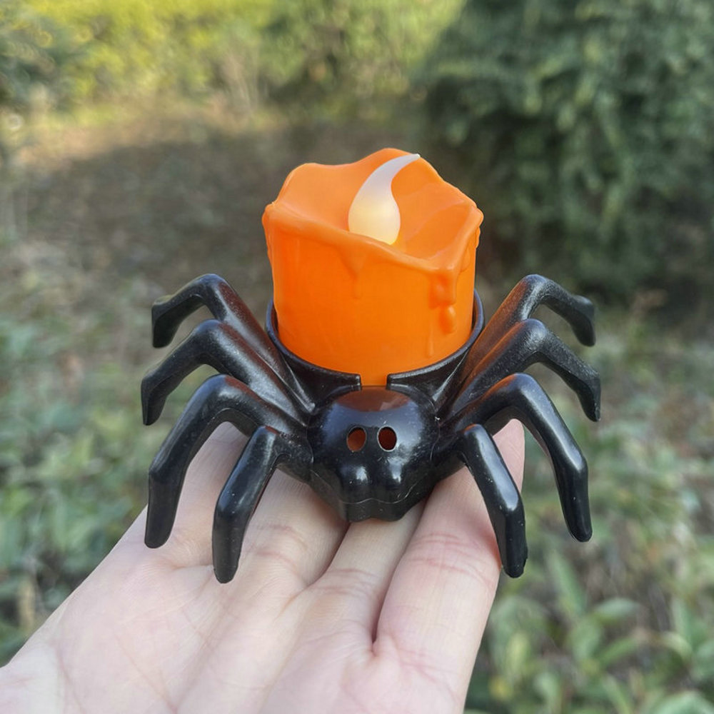 картинка Светодиодная свеча «Паук» на Хэллоуин от магазина Одежда+