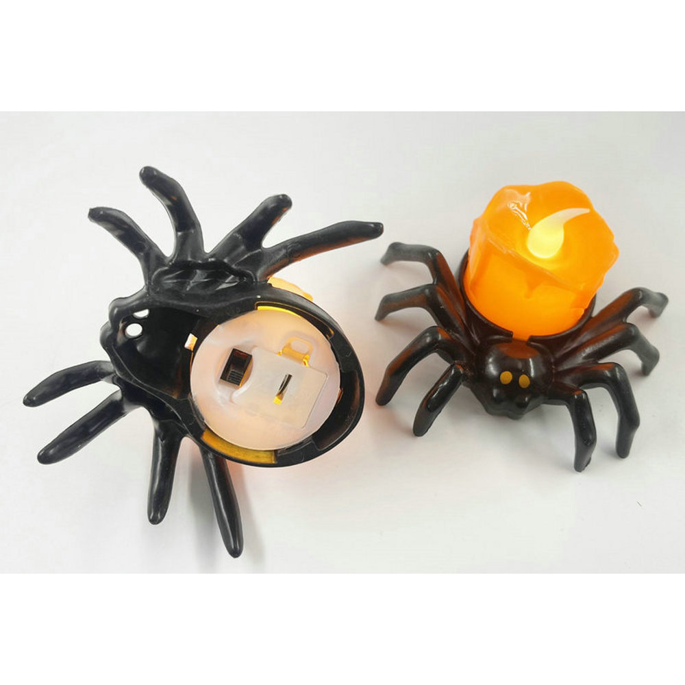 картинка Светодиодная свеча «Паук» на Хэллоуин от магазина Одежда+