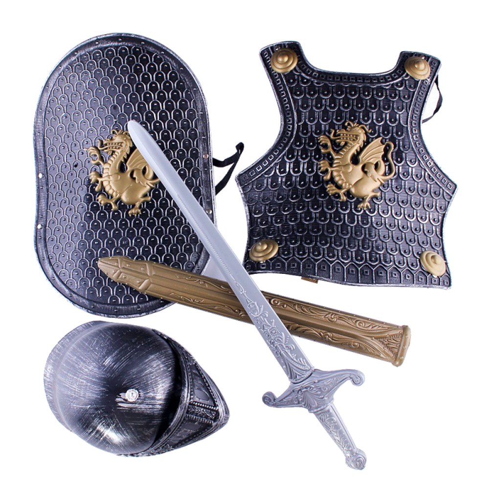 картинка Набор рыцаря (шлем, меч, щит, нагрудник) от магазина Одежда+