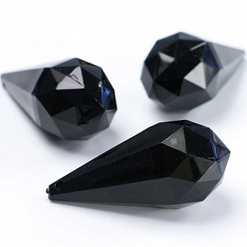 Черные кристаллы "Слеза"