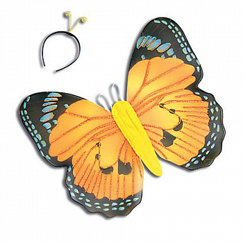 Набор «Бабочка»: крылья, ободок с усиками 