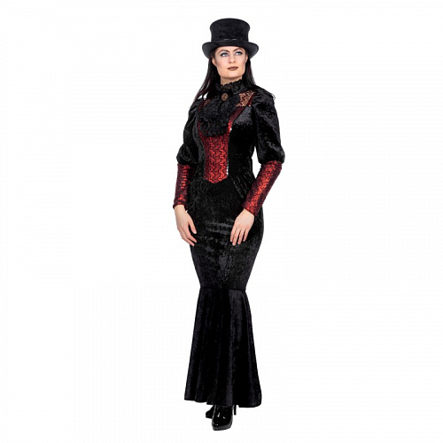 Викторианский костюм вампирши на Хэллоуин