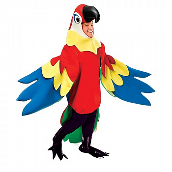 Карнавальный костюм попугая для взрослых