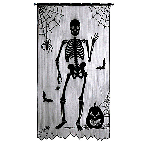 Занавеска на Хэллоуин «Скелет» - декор двери