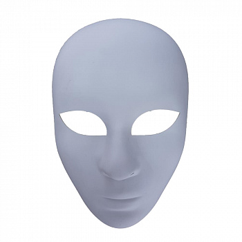Белая женская маска 