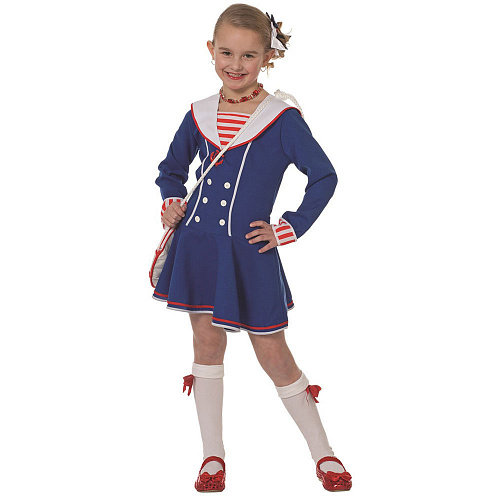 Карнавальный костюм морячки для девочки