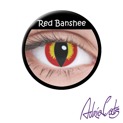 Цветные линзы Crazy «Red Banshee»