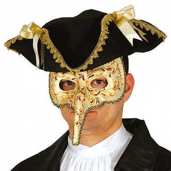 Мужская венецианская маска «Карнавал» 