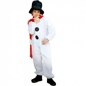 Детский новогодний костюм снеговика