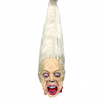 Женская оторванная голова - украшение на Хэллоуин