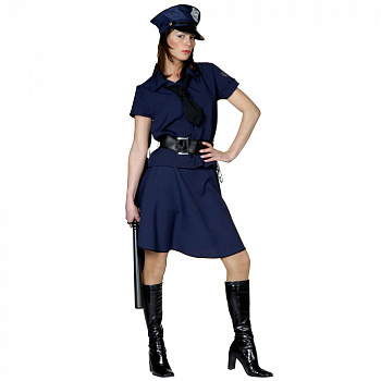 Женский карнавальный костюм американского полицейского