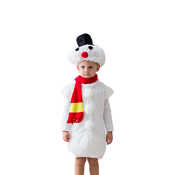 Новогодний костюм «Снеговик» для мальчика
