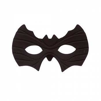 Черная маска «Домино» - летучая мышь 