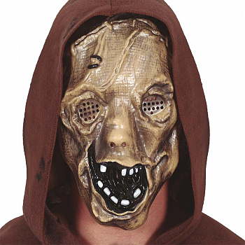 Пластиковая маска Зомби на Хэллоуин