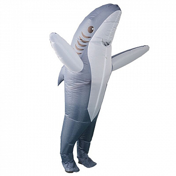 Карнавальный надувной костюм акулы