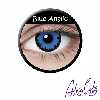 Цветные голубые линзы «Blue Anglic»