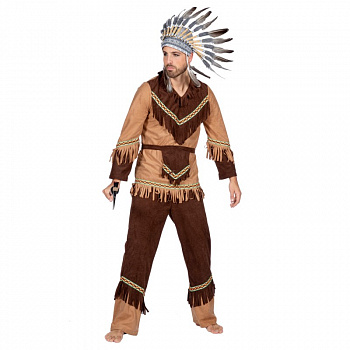Карнавальный национальный костюм индейца