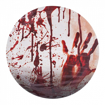 Кровавые тарелки на Хэллоуин