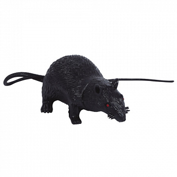 Черная крыса - украшение на Хэллоуин