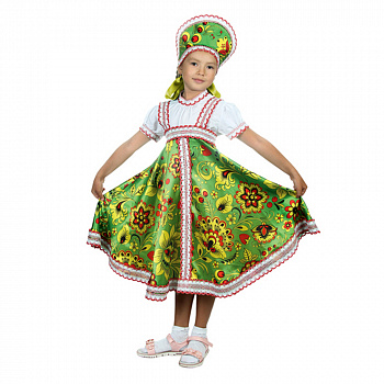 Народный костюм для девочки «Хохлома»