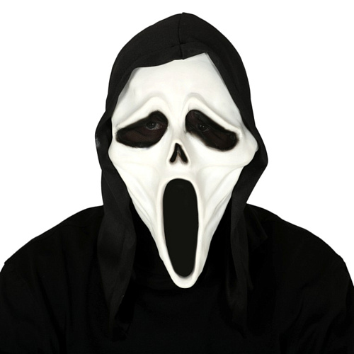 Латексная маска на Хэллоуин - «Крик-убийца» 