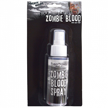 Кровь-спрей для зомби на Хэллоуин