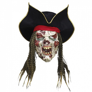 Маска «Жуткий пират-зомби» на Хэллоуин