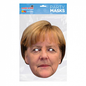 Бумажная маска Ангелы Меркель 