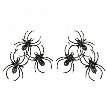 Набор из 50 пауков - украшение на Хэллоуин