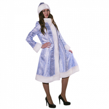Голубой костюм снегурочки для девушки