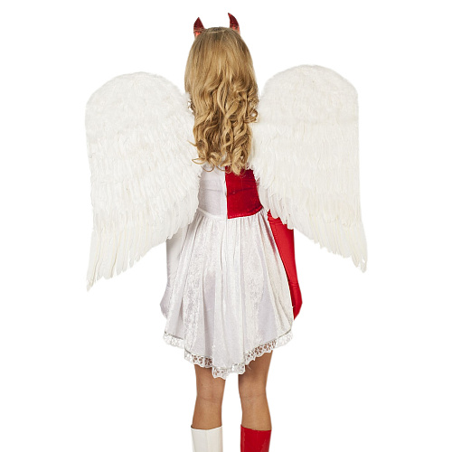 Огромные белые крылья ангела из перьев в ассортименте