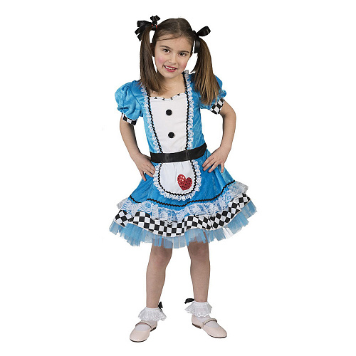 Карнавальный костюм Алисы в Стране чудес для девочки