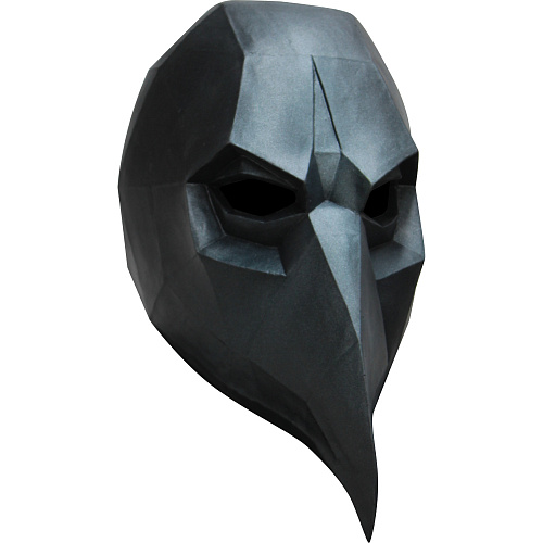 Латексная маска-полигон «Ворон» 