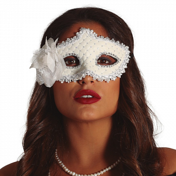 Венецианская женская маска «Страза» 