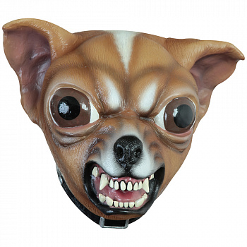 Латексная маска собаки «Чихуахуа» 