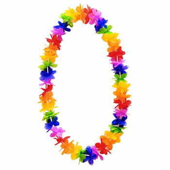 Разноцветное гавайское ожерелье