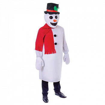 Новогодний костюм снеговика для взрослого