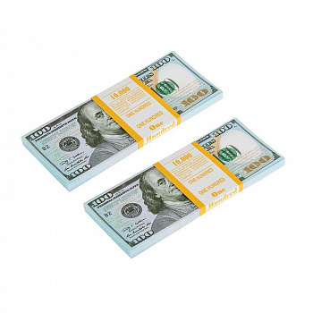 Прикол «Фальшивые деньги» 100 долларов