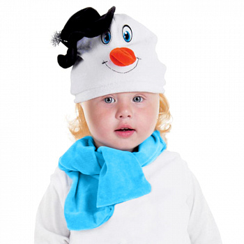 Детский костюм снеговика на Новый год