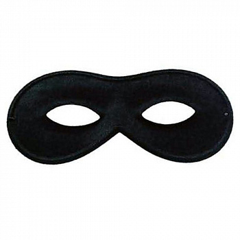 Черная маска «Домино» 