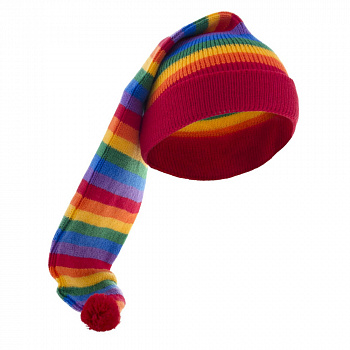 Разноцветная шапка-колпак «Радуга»