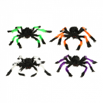 Большой мохнатый паук на Хэллоуин