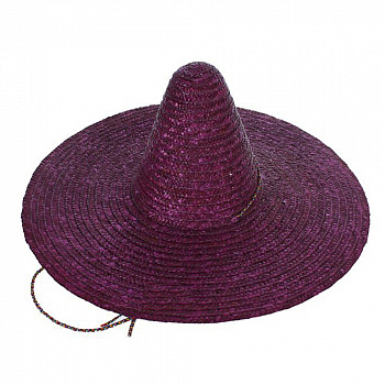Фиолетовая шляпа Сомбреро мексиканская