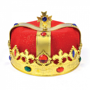 Золотая королевская корона для взрослых
