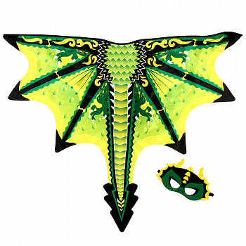 Набор зеленого дракона: крылья и маска