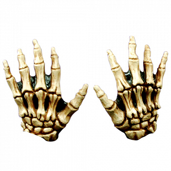 Детские перчатки-руки скелета