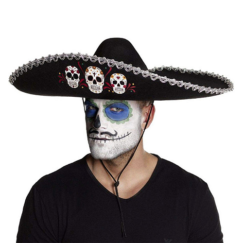 Мексиканская шляпа «День мёртвых»