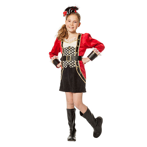 Новогодний костюм пиратки для девочки