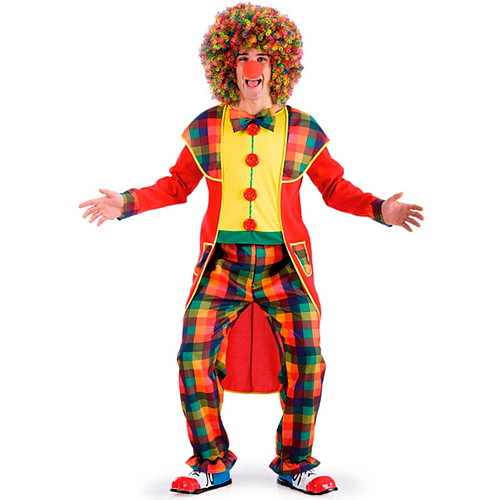 Карнавальный мужской костюм клоуна